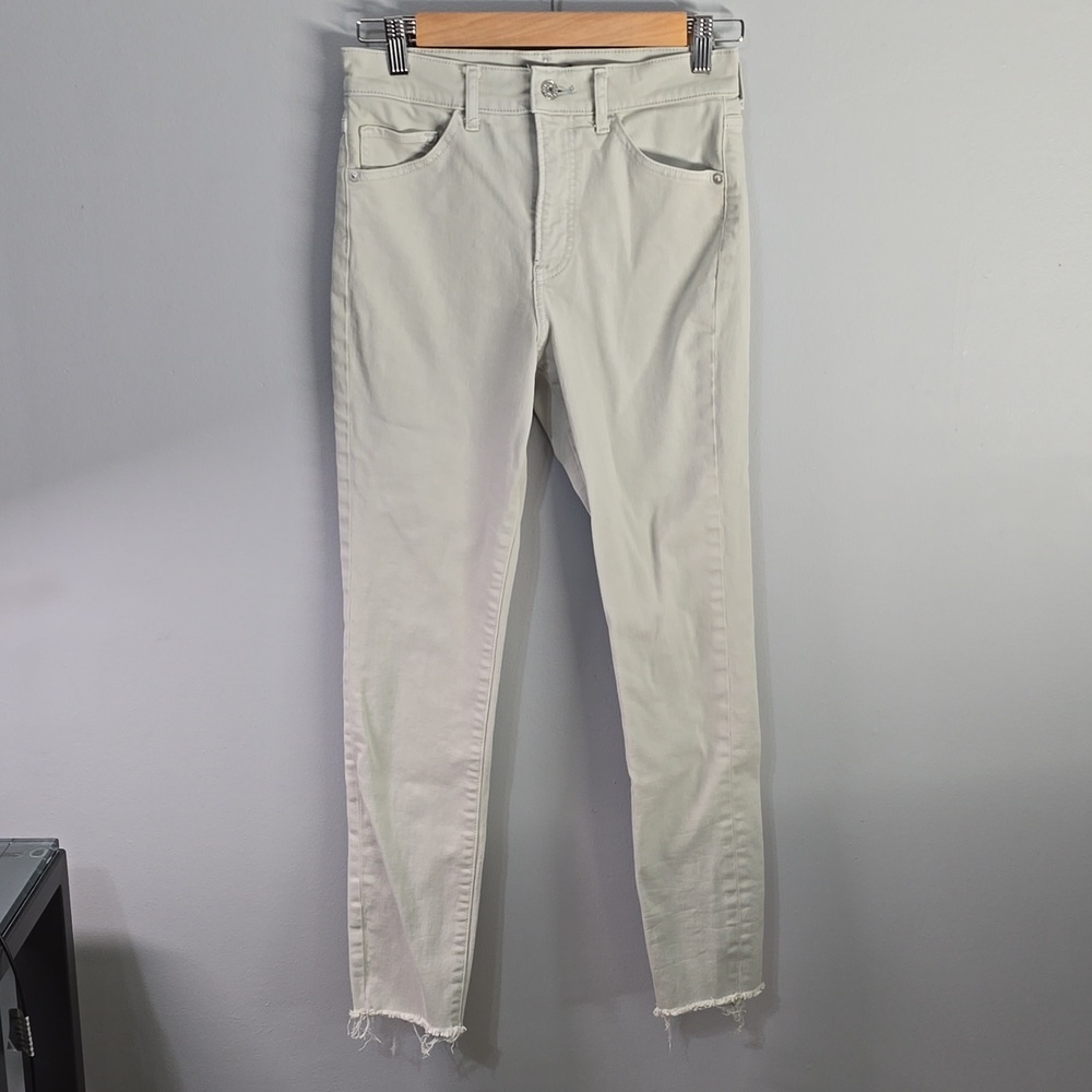 Express Jeans Women's Size 0 Grey Skinny High Rise Hyper Stretch Pants